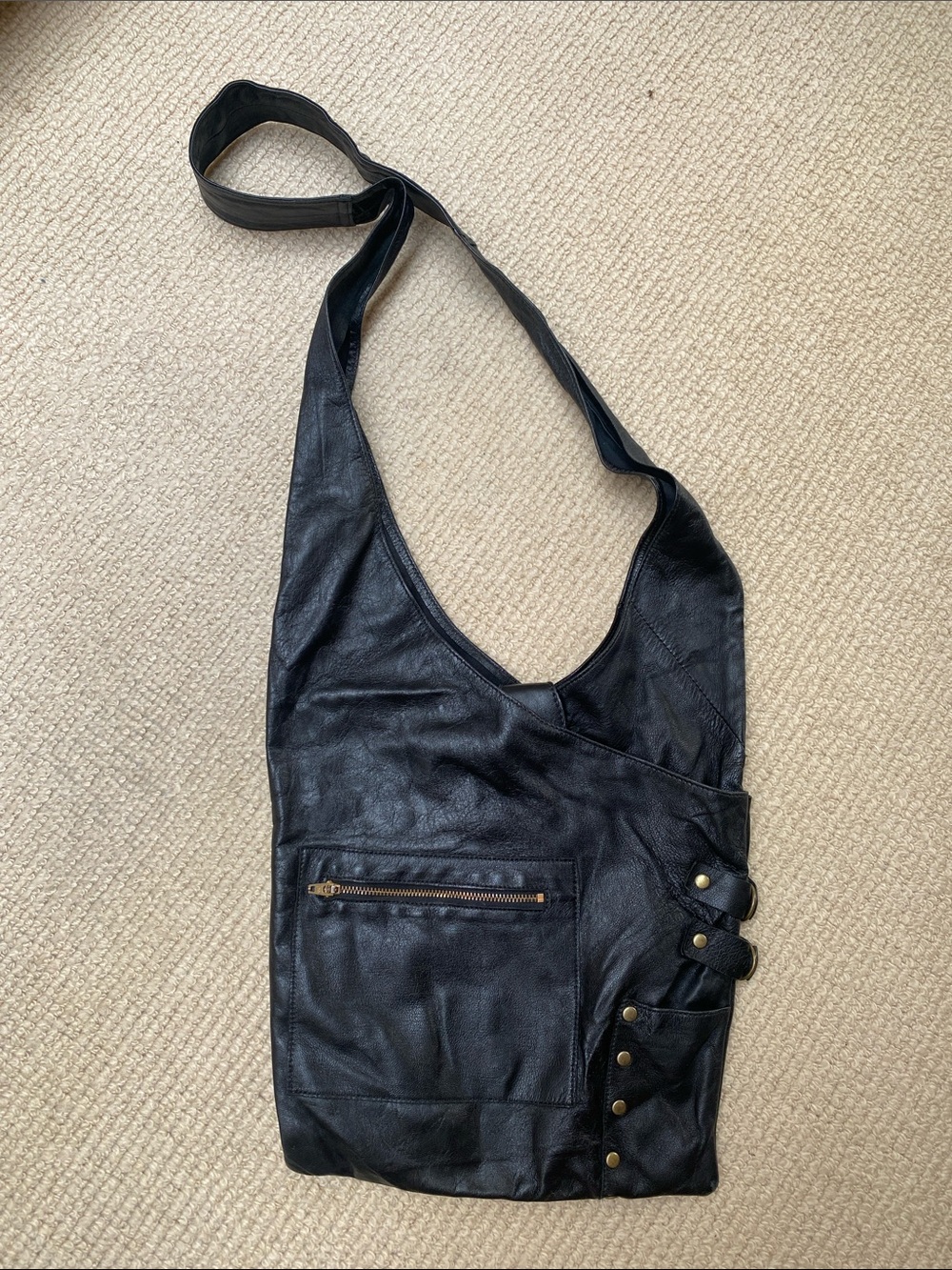 VIVA BAGS of CALIFORNIA Leather Crossbody Purse